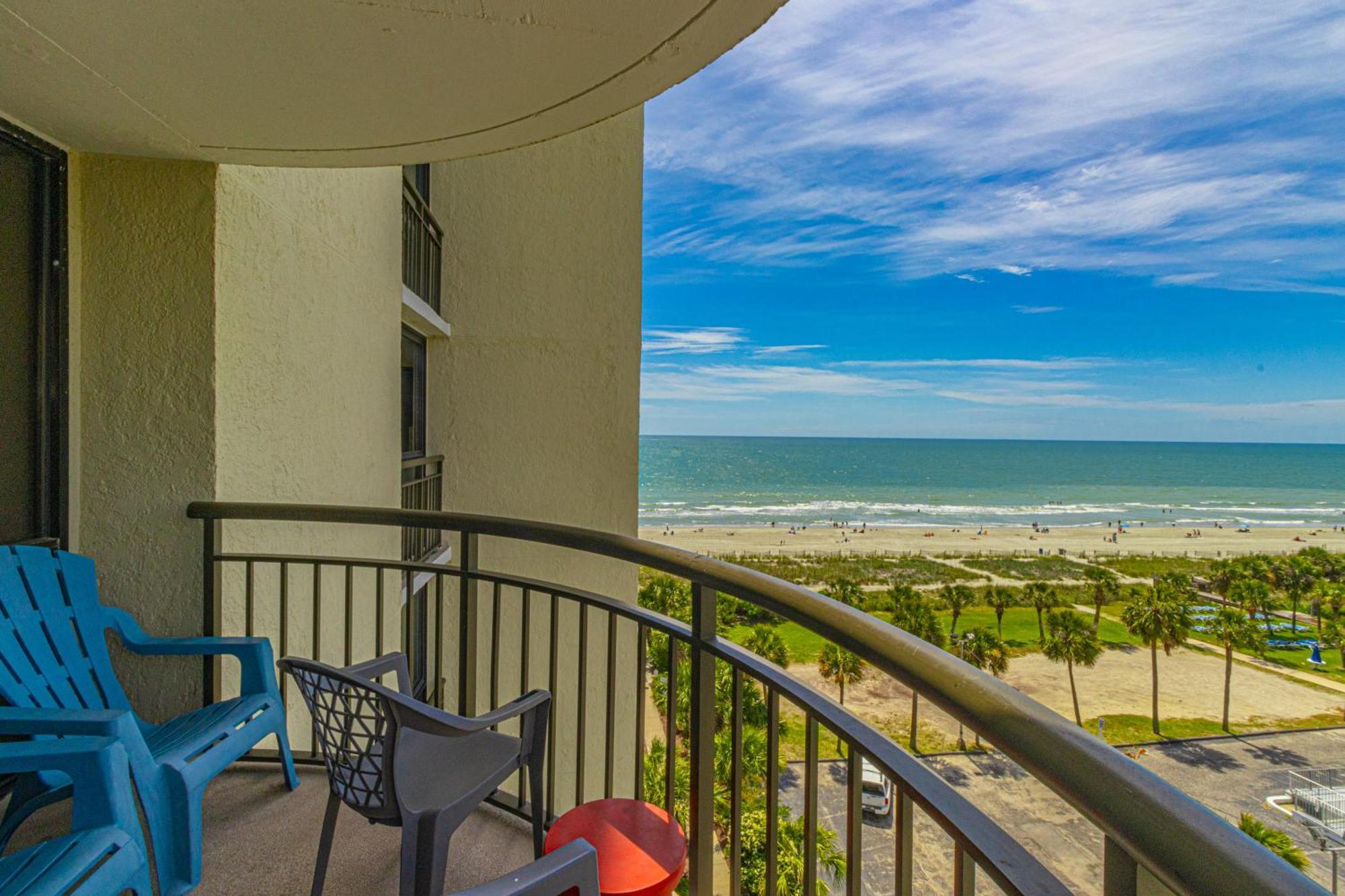 Ocean View Double Suite! Sleeps 4 Meridian Plaza 705 Myrtle Beach Exteriör bild