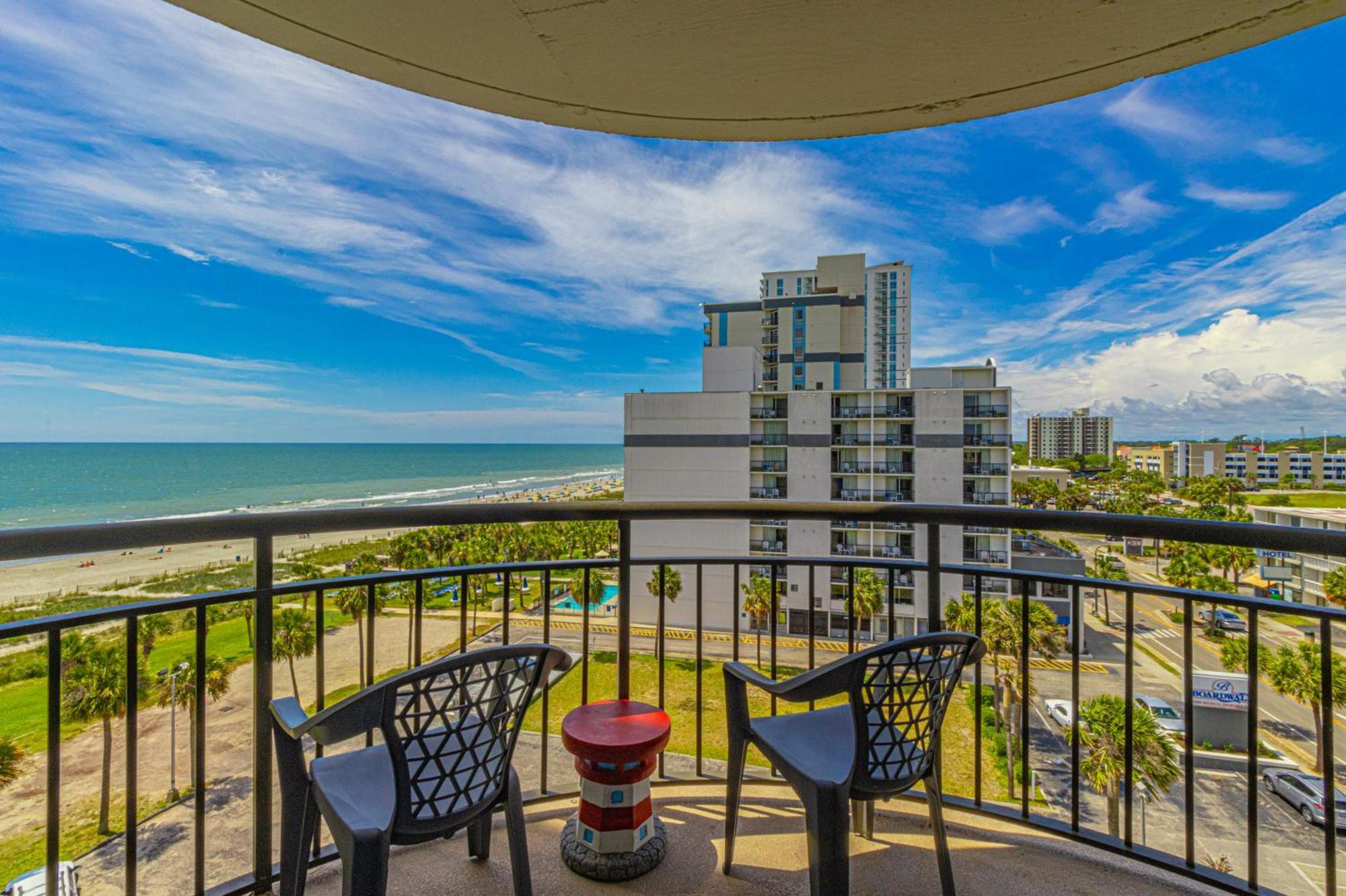 Ocean View Double Suite! Sleeps 4 Meridian Plaza 705 Myrtle Beach Exteriör bild
