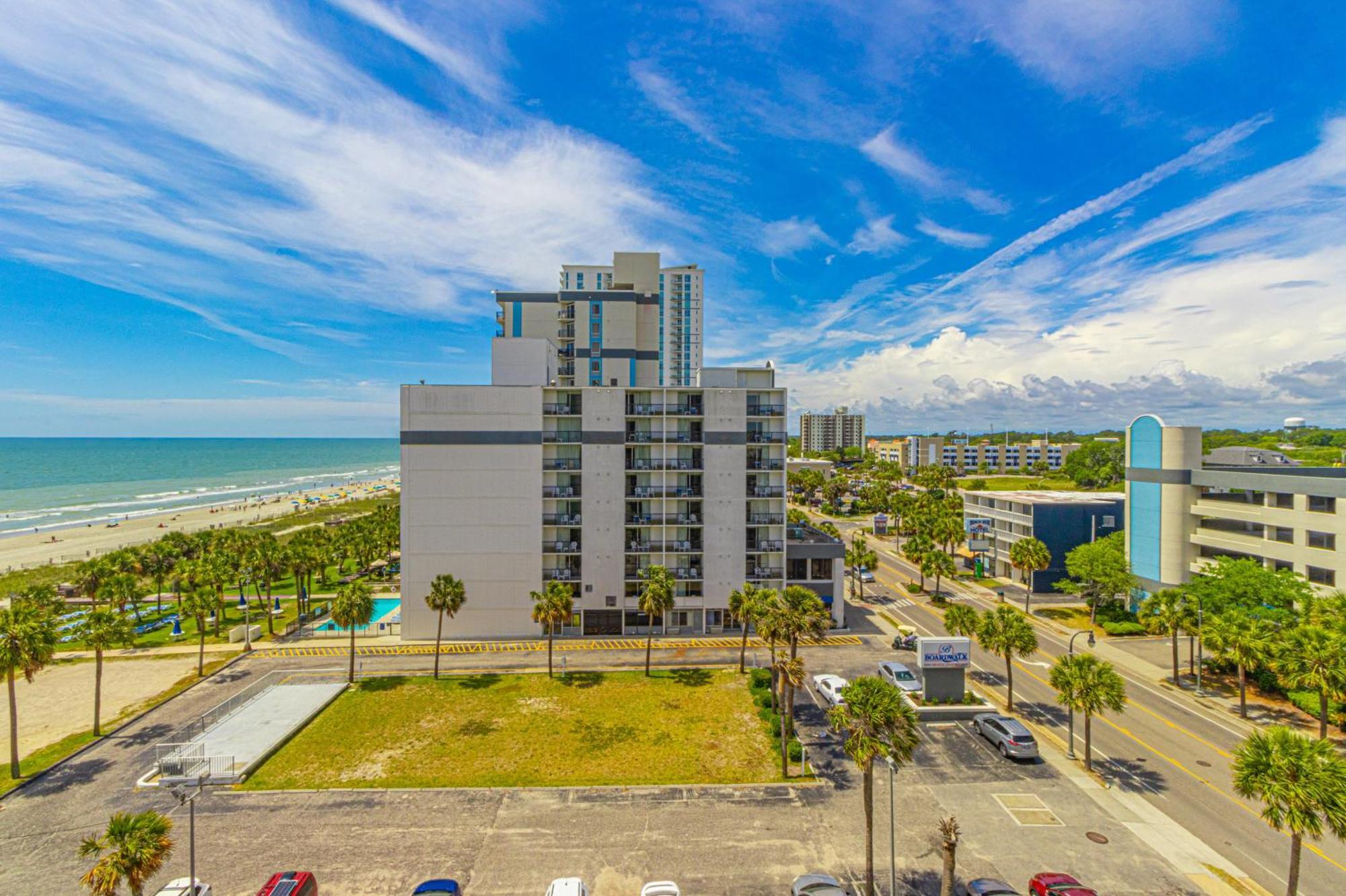 Ocean View Double Suite! Sleeps 4 Meridian Plaza 705 Myrtle Beach Exteriör bild