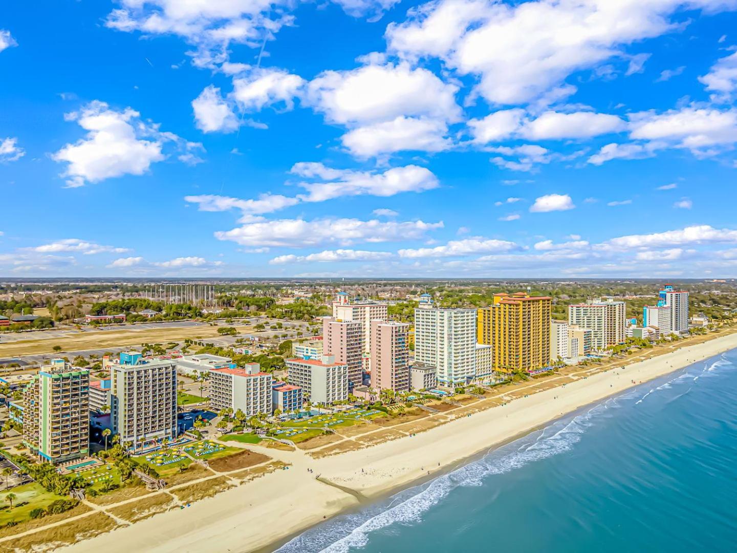 Ocean View Double Suite! Sleeps 4 Meridian Plaza 705 Myrtle Beach Exteriör bild