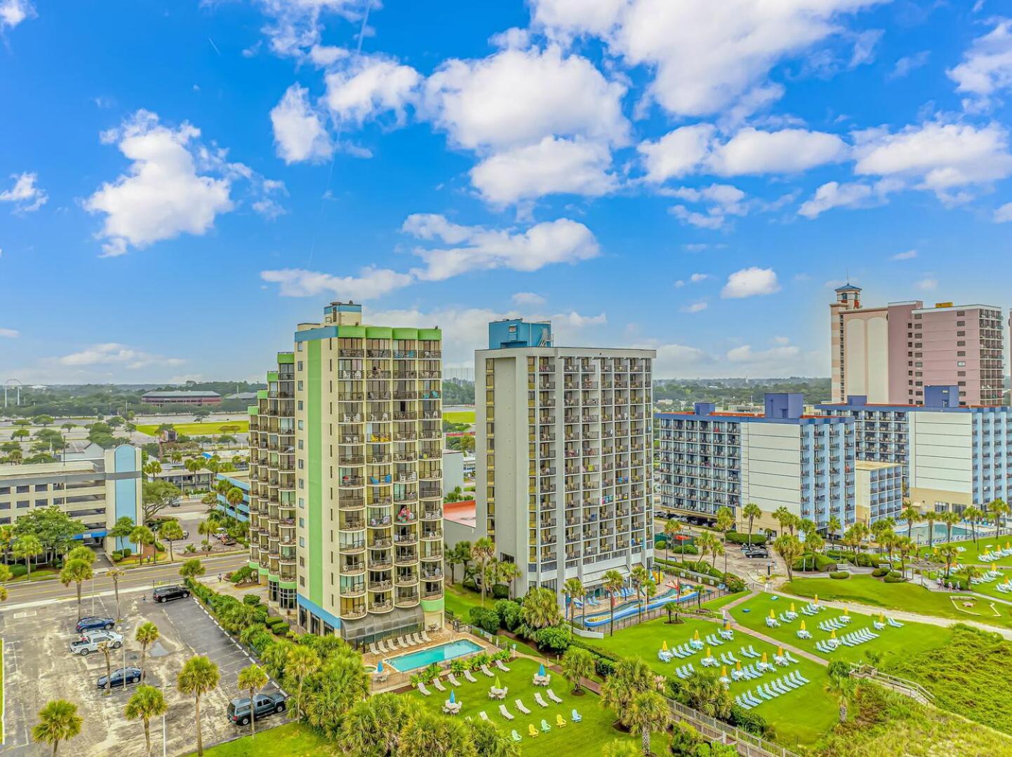 Ocean View Double Suite! Sleeps 4 Meridian Plaza 705 Myrtle Beach Exteriör bild