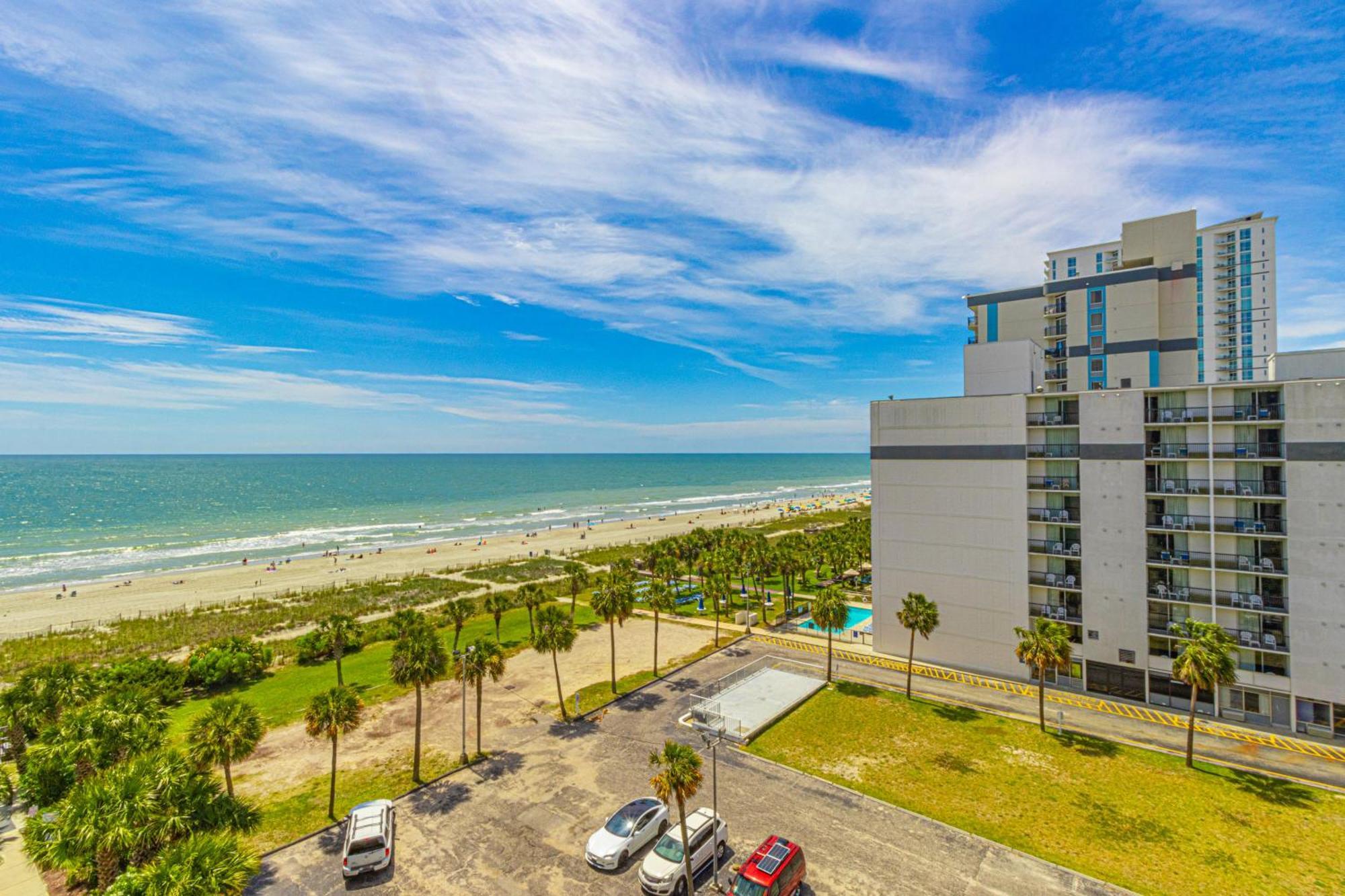 Ocean View Double Suite! Sleeps 4 Meridian Plaza 705 Myrtle Beach Exteriör bild