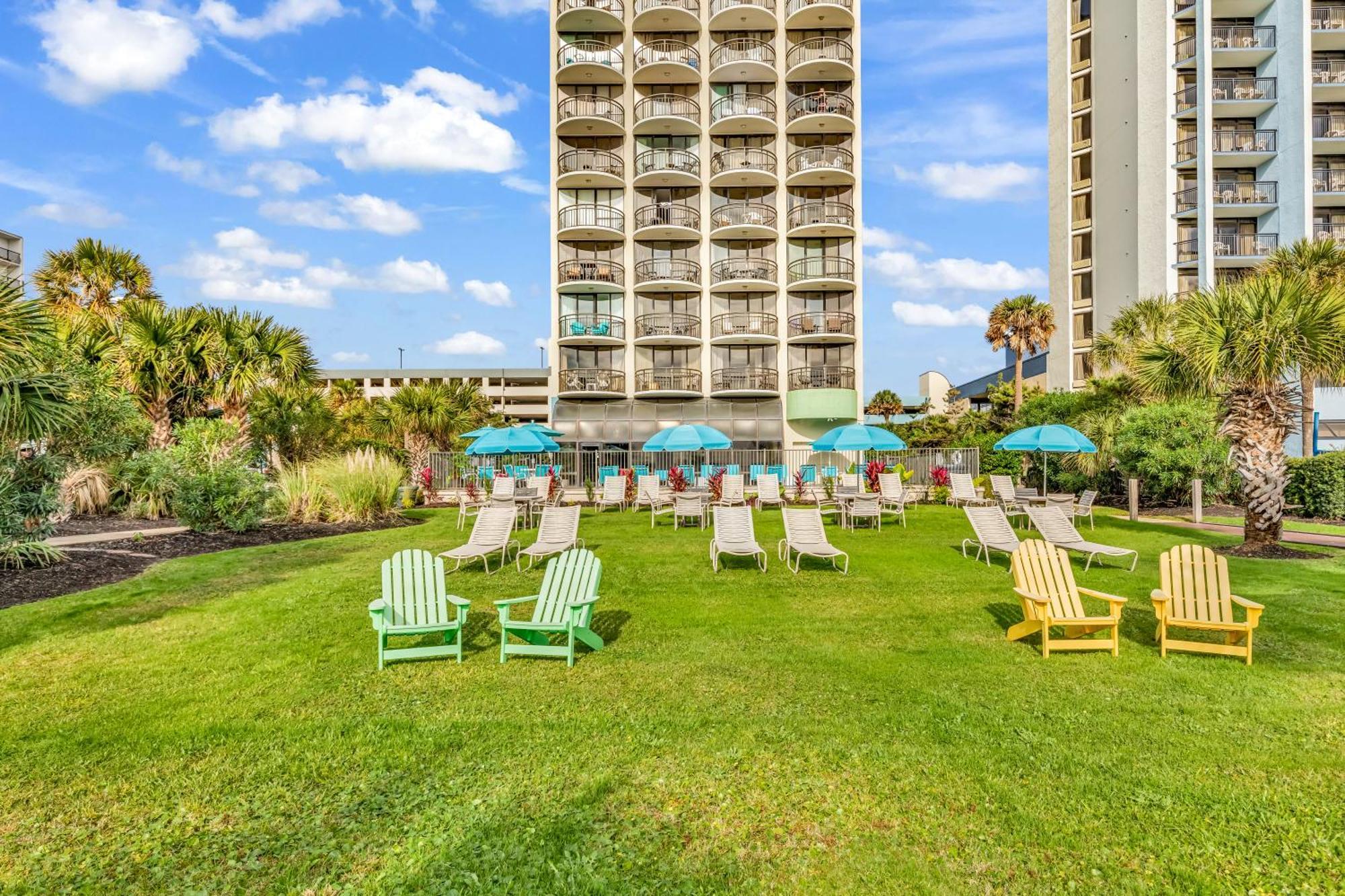 Ocean View Double Suite! Sleeps 4 Meridian Plaza 705 Myrtle Beach Exteriör bild