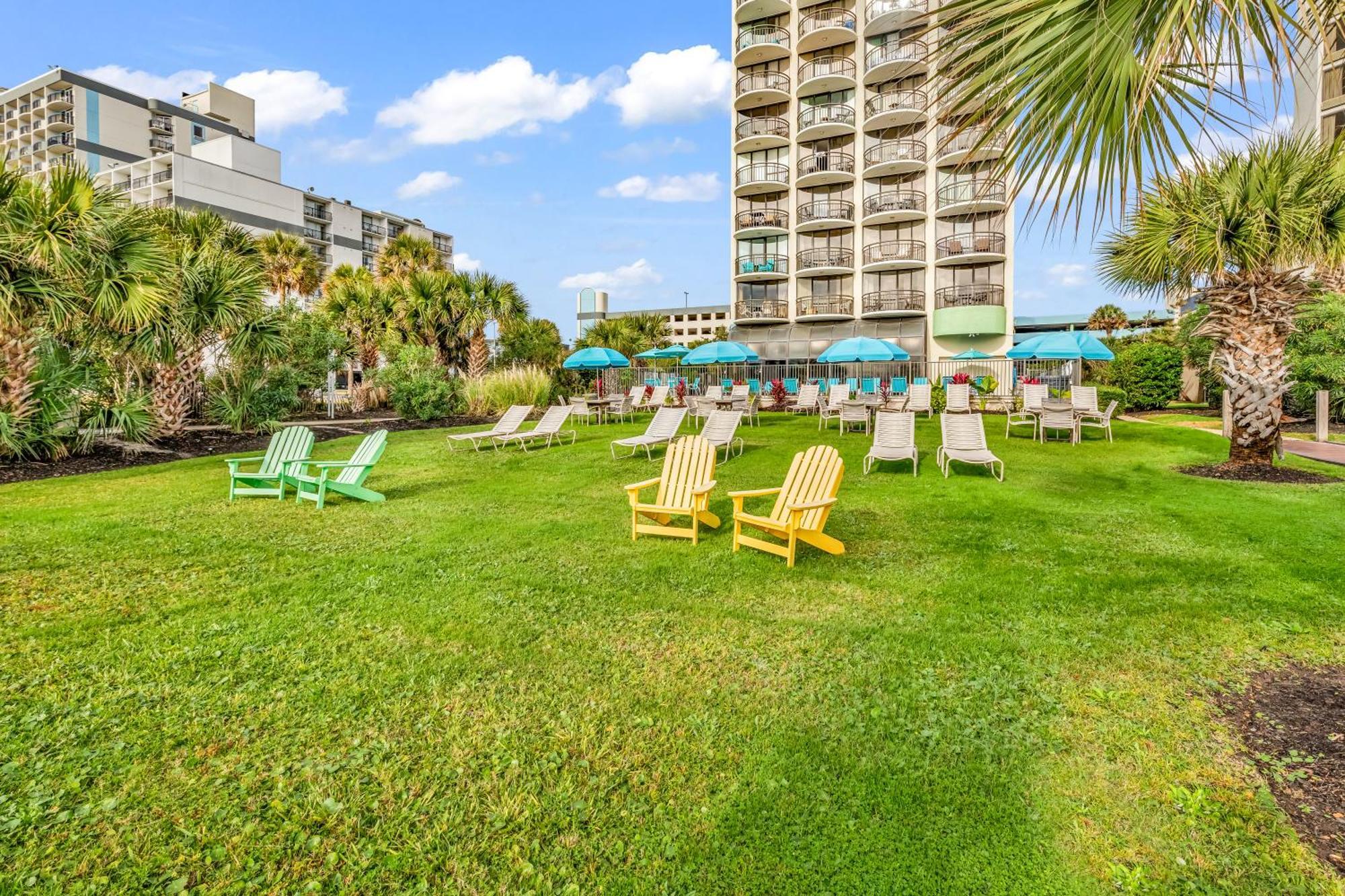 Ocean View Double Suite! Sleeps 4 Meridian Plaza 705 Myrtle Beach Exteriör bild