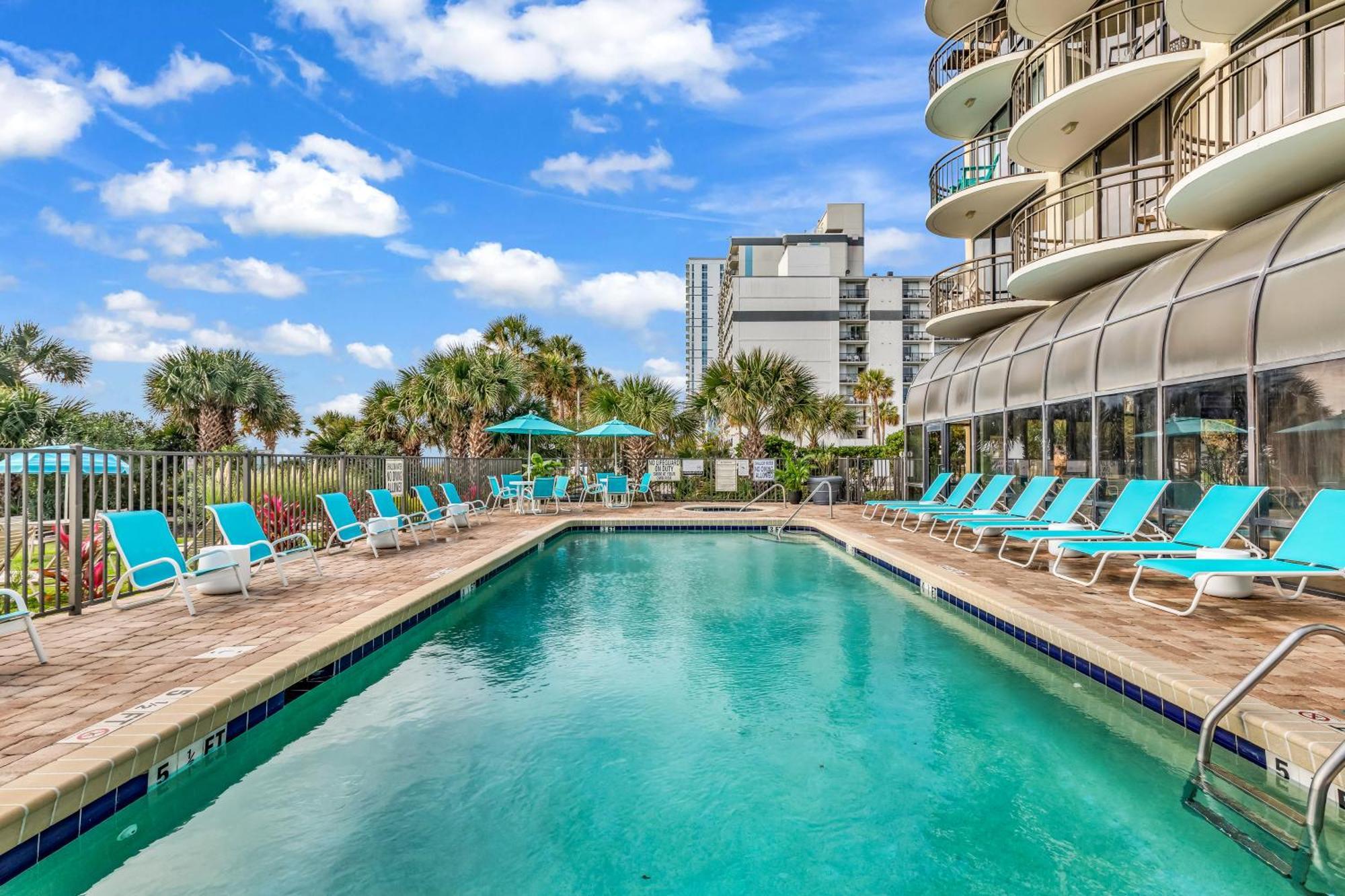 Ocean View Double Suite! Sleeps 4 Meridian Plaza 705 Myrtle Beach Exteriör bild