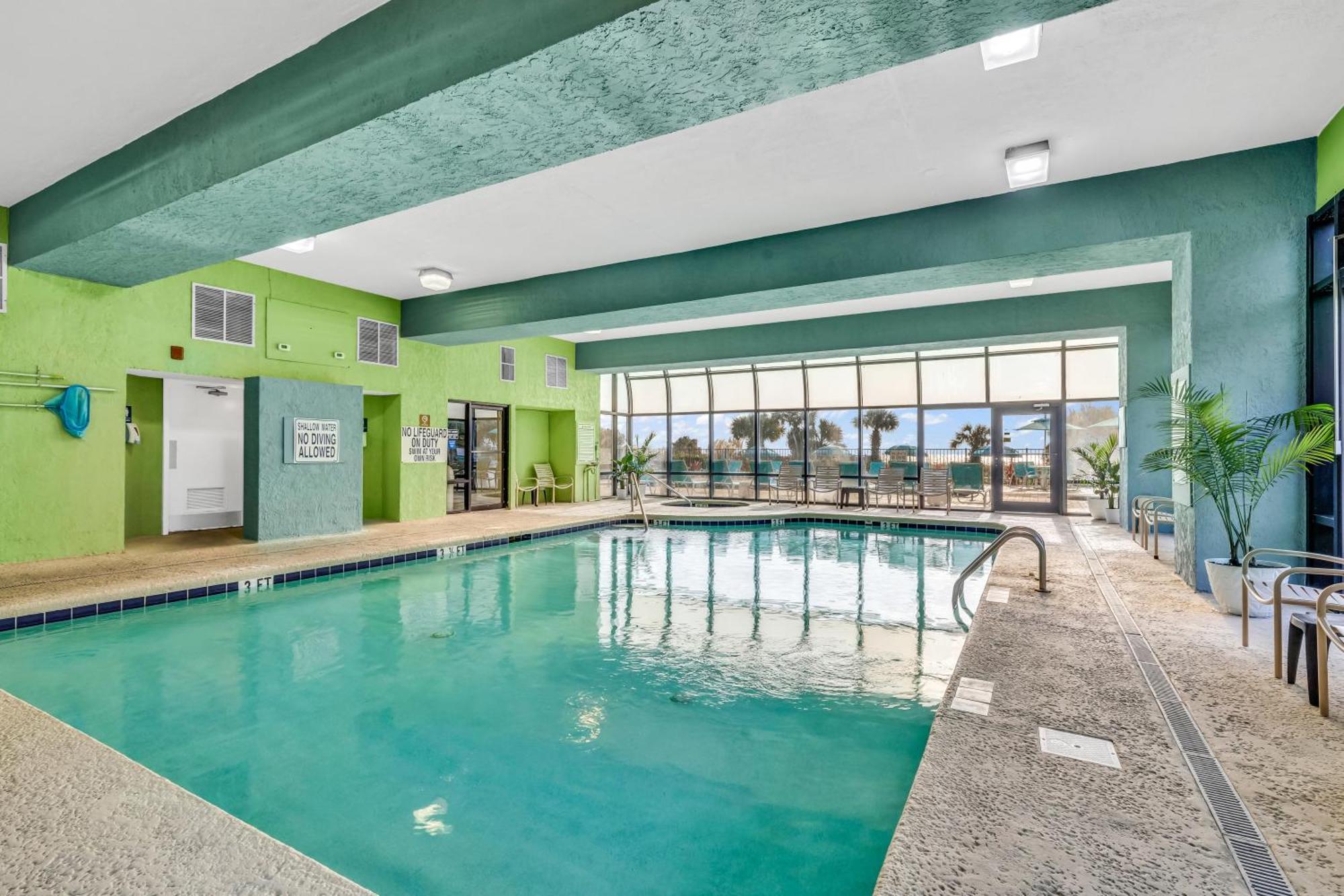 Ocean View Double Suite! Sleeps 4 Meridian Plaza 705 Myrtle Beach Exteriör bild