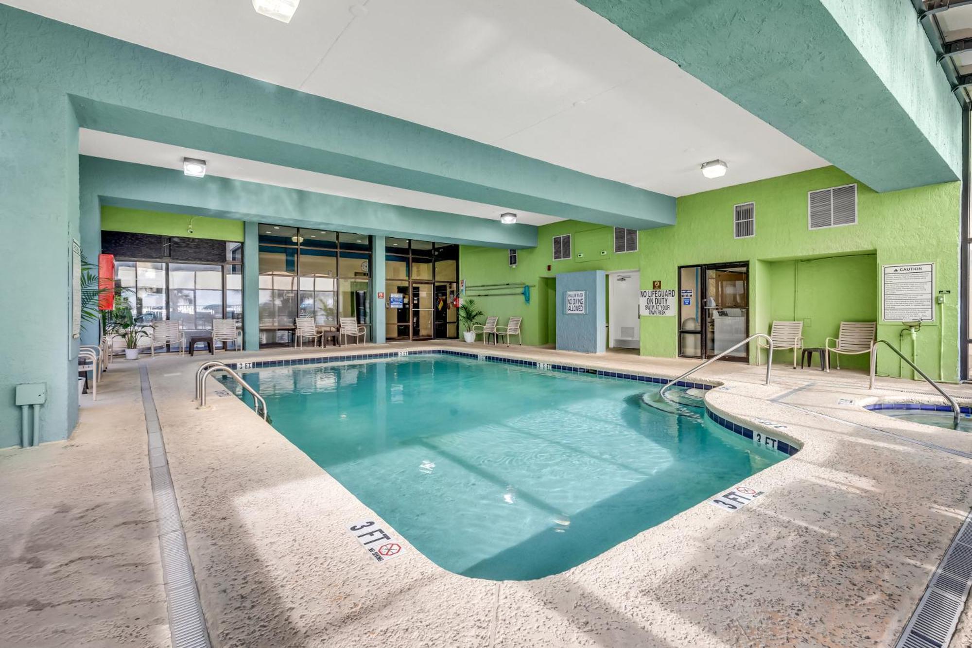Ocean View Double Suite! Sleeps 4 Meridian Plaza 705 Myrtle Beach Exteriör bild