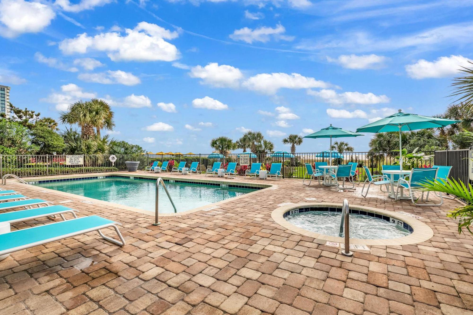 Ocean View Double Suite! Sleeps 4 Meridian Plaza 705 Myrtle Beach Exteriör bild