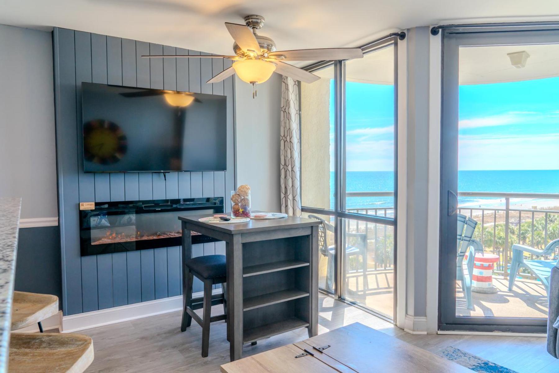 Ocean View Double Suite! Sleeps 4 Meridian Plaza 705 Myrtle Beach Exteriör bild